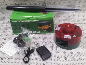 Solar~~ Sensor Security Alarm 360° Motion Detector Alarm