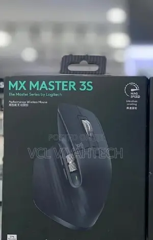 Logitech Mx Master 3s Wireless Mouse (Graphite)