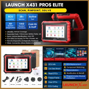Launch X431 Pros Elite Advanced Vehicle Diagnosis Machine
