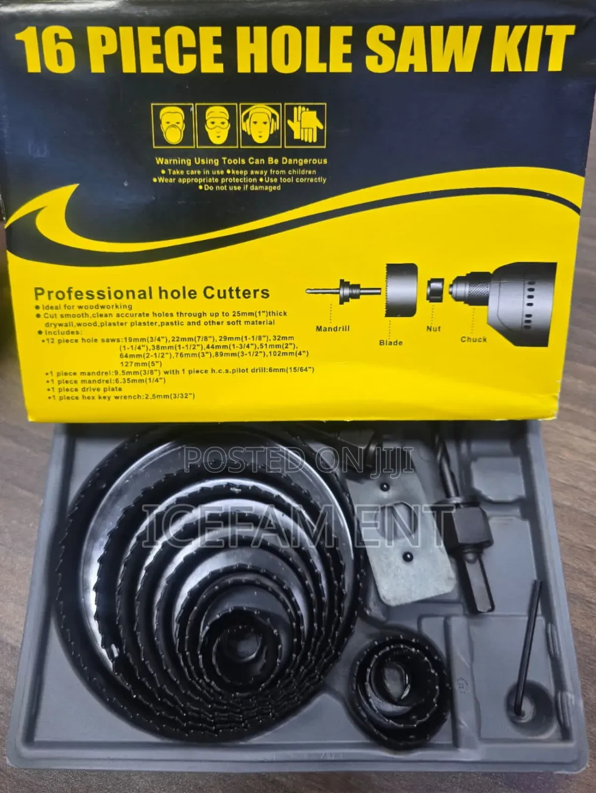 16pcs Hole Saw Kit/Hole Saw