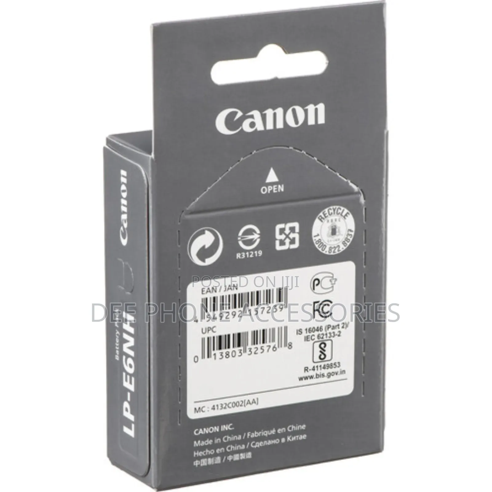 Canon Lp E6nh Original Camera Battery
