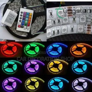 5mtr 16color Rgb Waterproof Led Strip Light+Adaptor Remote