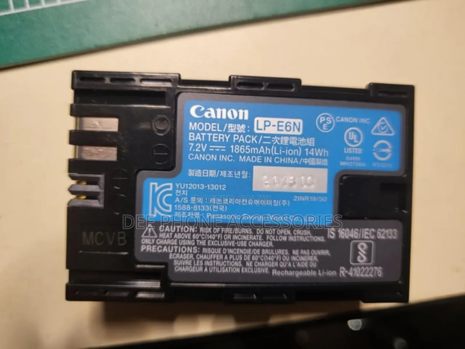 Lp E6n Canon Camera Battery