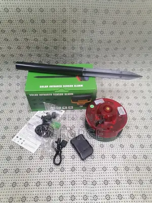 Well Grounded Inbuilt Pir Solar Alarm Motion Sensor