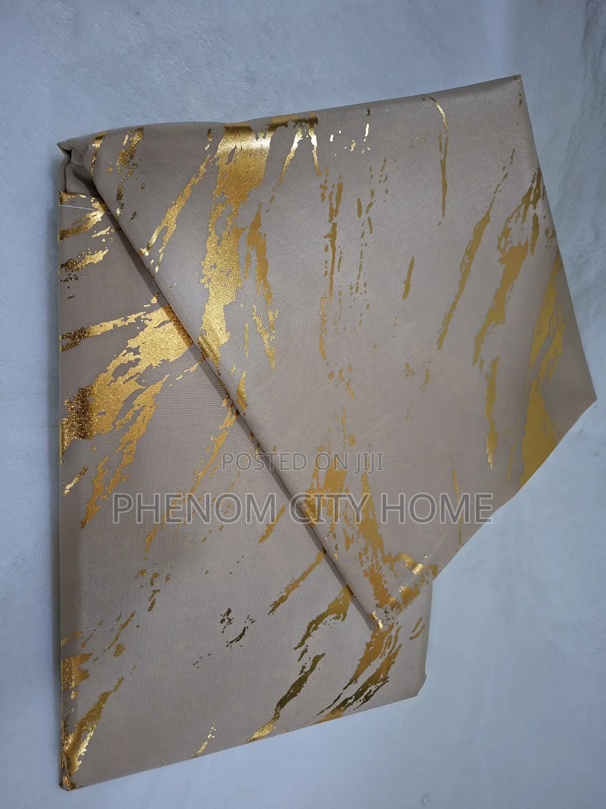 Golden Marble Shower Curtains Available