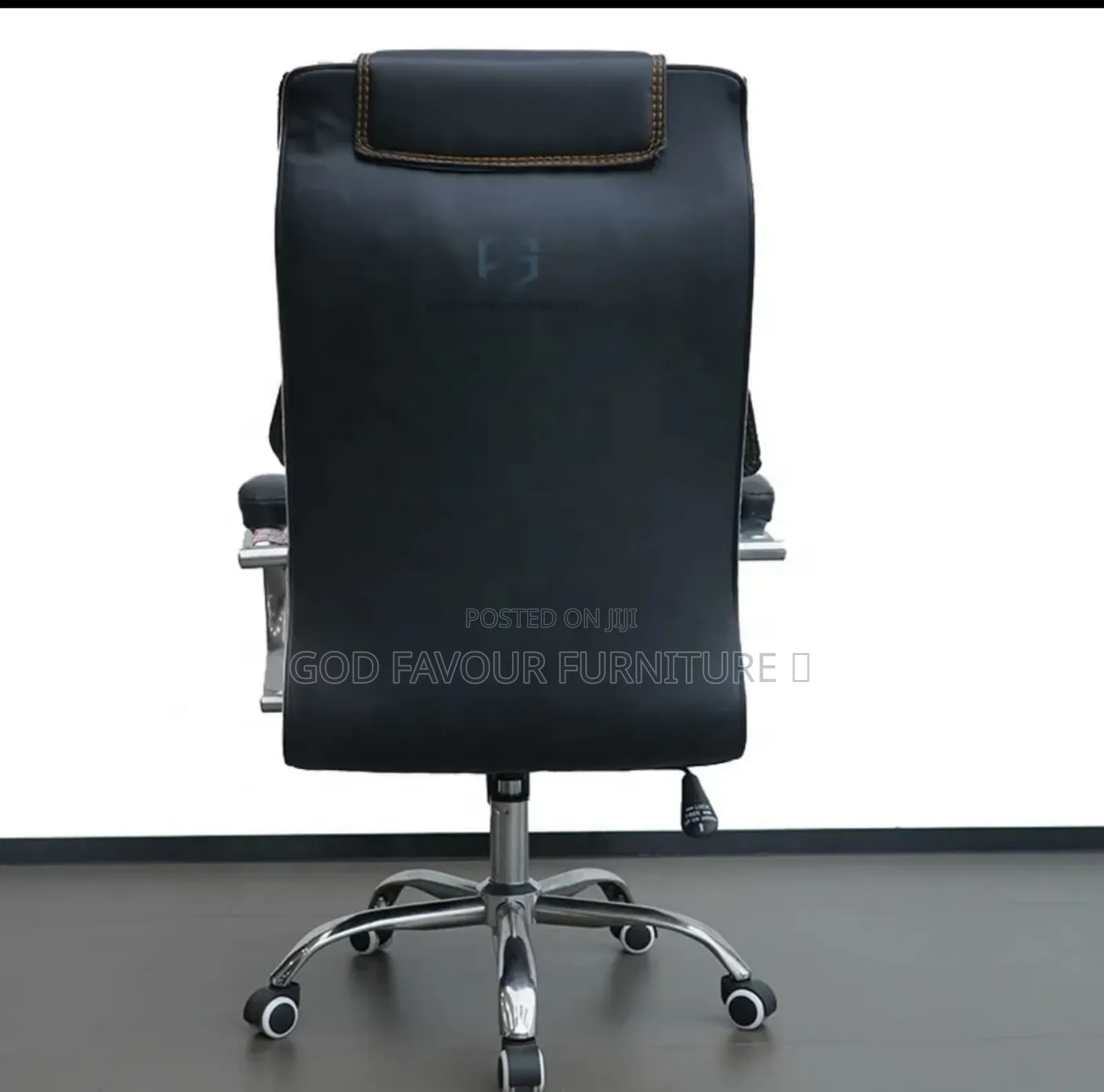 Executive High Back Leather Office Chair Black Gh4w