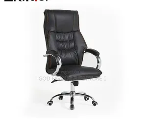 Swivel Executive Pu Leather High Back Office Chair Black Jk8