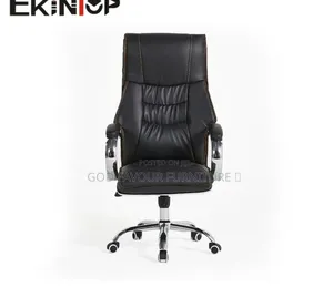 Black Swivel High Back Pu Leather Office Chair Bf5r