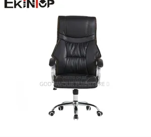Quality High Back Pu Leather Black Office Chair Rd3qj