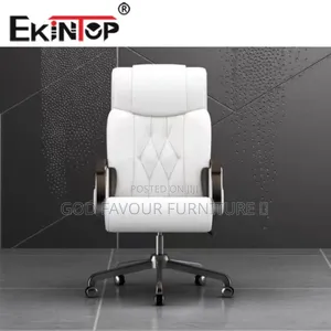 Unique White Ergonomic High Back Office Chair Bh6t
