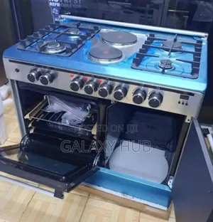 60*90 Haier 4+2 Standing Cooker With Gas Compartment