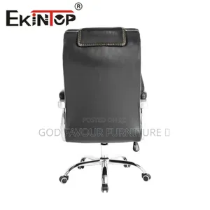 Ergonomic High Back Swivel Black Office Chair Tf3z
