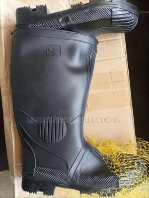 Black Industrial Gumboots