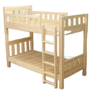3x6 Wooden Double Decker Bed