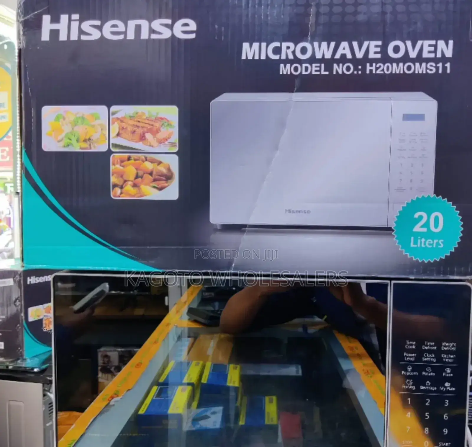 Hisense 20lts Digital Microwave (Silver) *Hs20/L