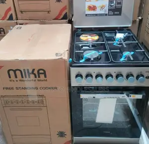 Mika 3+1 50by 60 Standing Cooker (Silver Color) S/S3