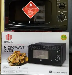 Hanmac 20l Manual Black Microwave Oven (3 Years Warranty) H*