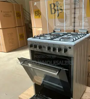 BJS 3+1 60by60 Elite Standing Gas Cooker B/I-60nox
