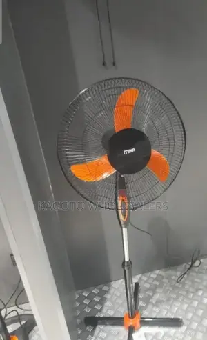 Mika 16 Inch Orange Black Standing Fan Mb-F/5
