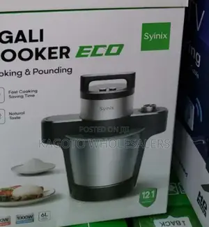 Syinix Ugali Cooker Eco
Multifunctional Ugali/Crush Ice 6l*