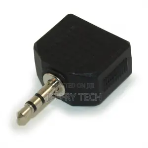 3.5mm Stereo TRS to Dual 3.5mm Stereo Jack Splitter/Adapter