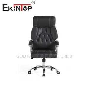 Swivel Ergonomic Armrests Leather Office Chair Dw8m