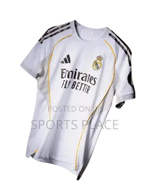 New Real Madrid Home Fan Jersey 2025-26 La Liga Season Kits