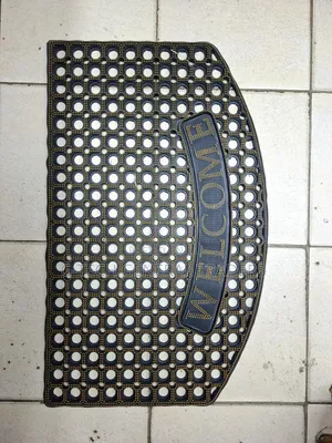 Heavy Duty Rubber Doormat 50cm by 80cm