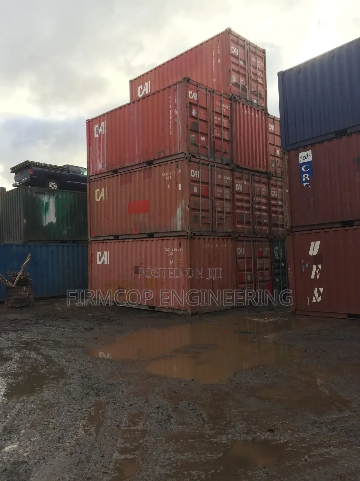 Versatile 20ft Used Plain Container