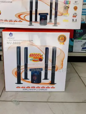 Nunix 5.1 Multimedia Speaker System Nu*8806* New Model