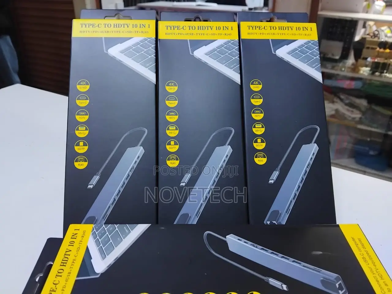 Usb C Hub 10 in 1 Usb C Hub Multiport Adapter Macbook Pro,