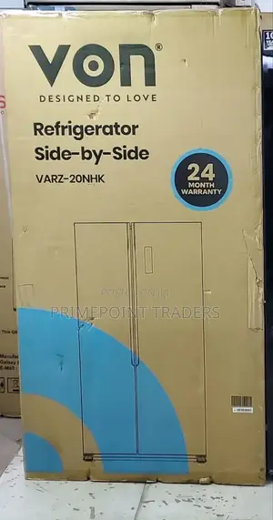 Von 429 Litres Side by Side Refrigerator