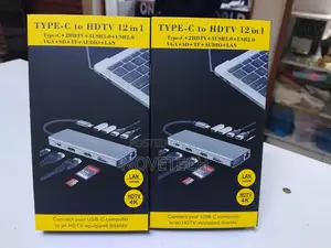 12 in 1 Type-C Usb-C Hub Multiport Adapter