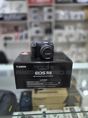 Canon Eos R8 Mirrorless Camera With Rf 24-50mm F/4.5-6.3 Is