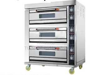 Electric Oven 3 Deck Six Trays