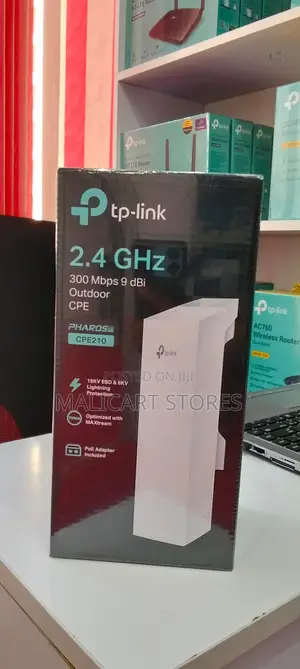 Tp-Link Cpe210 2.4ghz 300mbps 9dbi Outdoor Cpe