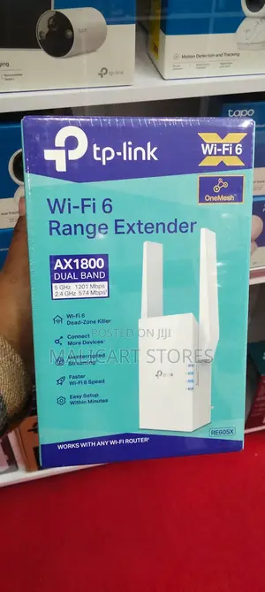 Tp-Link Re605x Ax1800 Dual-Band Mesh Wi-Fi 6 Range Extender