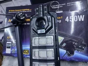 Solar Street Light With CCTV Camera 4mp450w Led Light