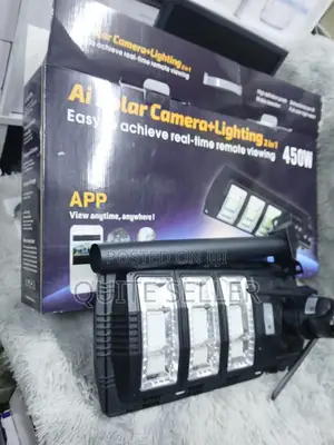 Mobile Tracking Ai Solar Lighting 2in1 Camera 450solarwatts