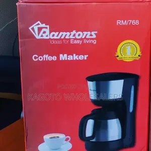 Ramtons Coffee Maker Stainless Steel Jar 1ltr Rm768 1yr W*