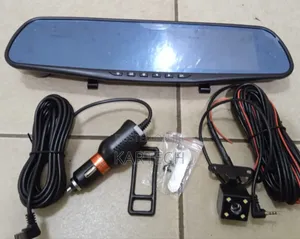 Car DVR Rear View Mirror Dashcam With a Backup Camera System
