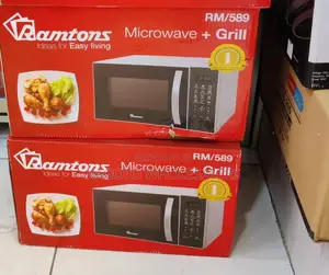Ramtons 23litres Microwave Plus Grill R89* (Silver)