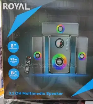 Royal 3.1 Multimedia Speaker System (Black Body) R*901