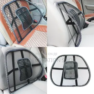 2pcs Black Ventilation Backrest Cushion Pad4cars,Home,Office