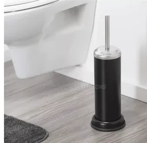 Toilet Brush Cleaner Metallic Storage Rack