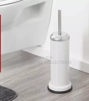Toilet Brush Cleaner Metallic Storage Rack