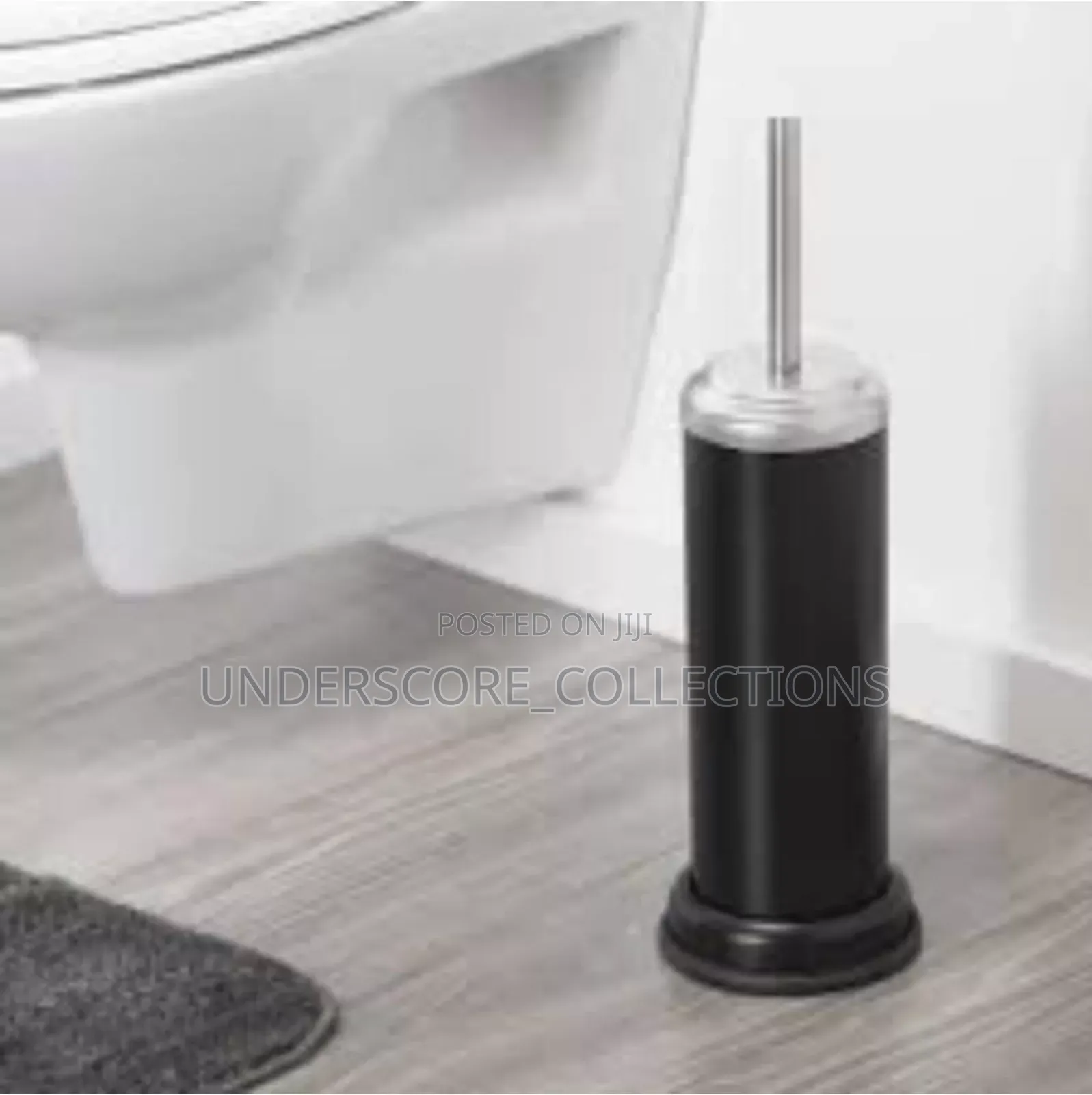 Toilet Brush Cleaner Metallic Storage Rack