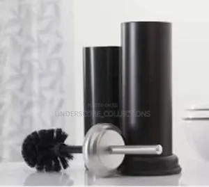 Toilet Brush Cleaner Metallic Storage Rack