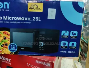 25l Von Microwave Oven Digital (Black Body) *Vam/25gb