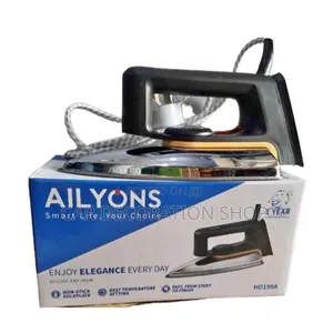 Ailyons Dry Iron Box With Adjustable Thermalstat Control